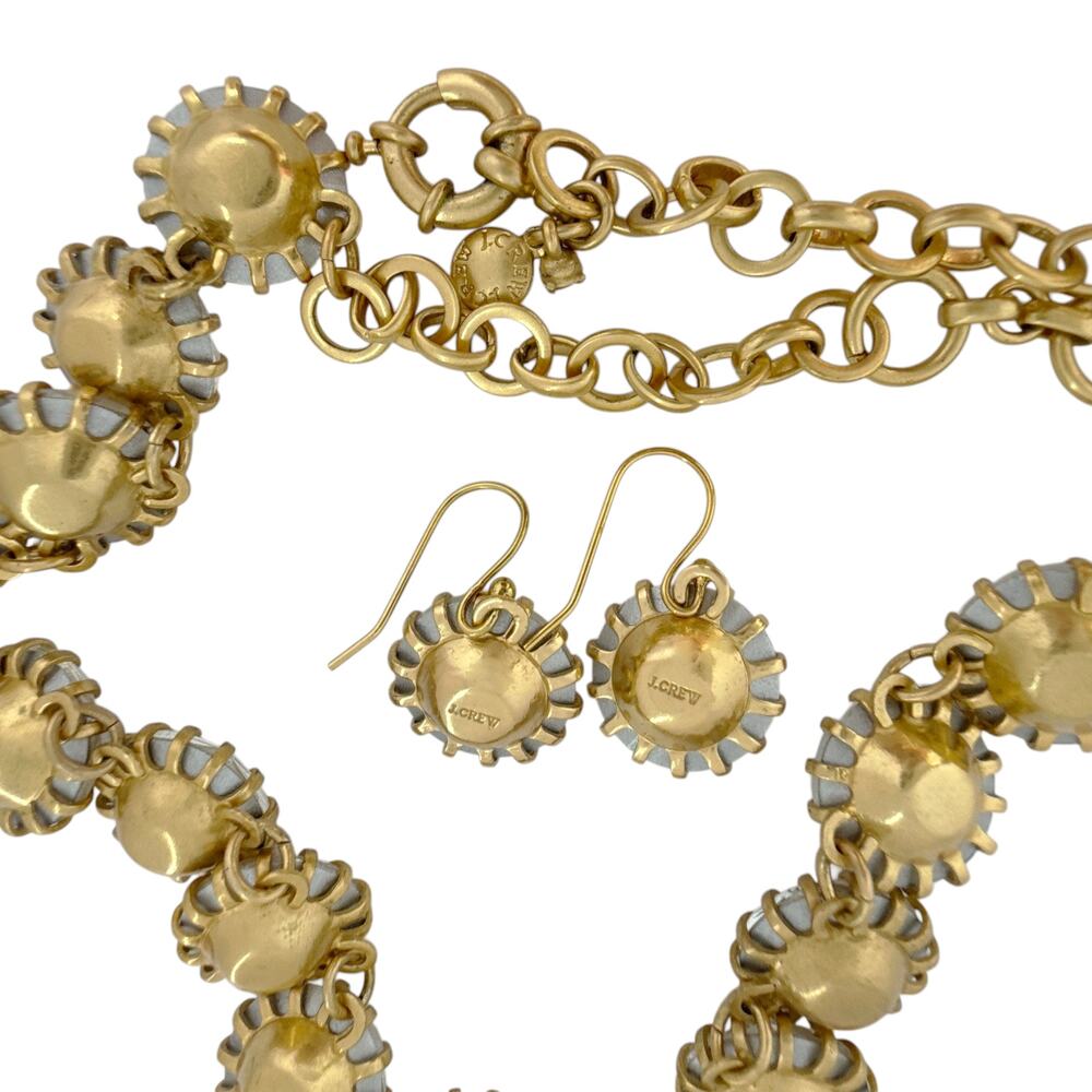 J.Crew Crystal Venus Flytrap Statement Necklace &… - image 7